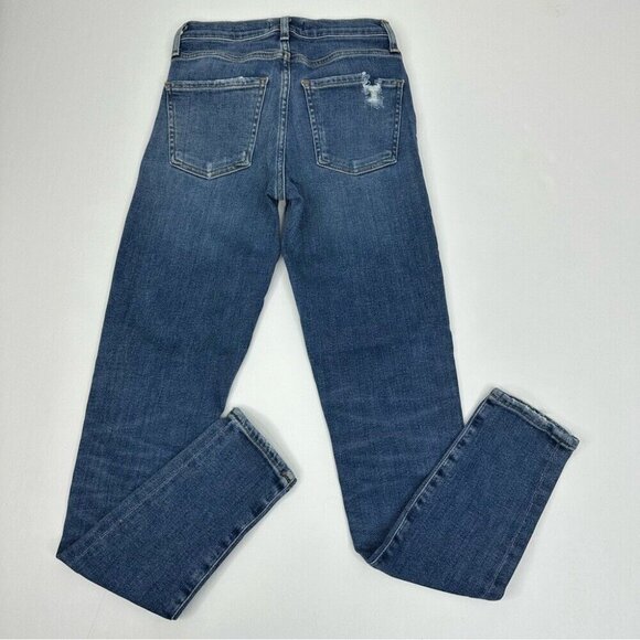 Agolde Women’s Blue Sophie Mid-Rise Skinny Stretch Designer Jean W23/L26 - Picture 5 of 12